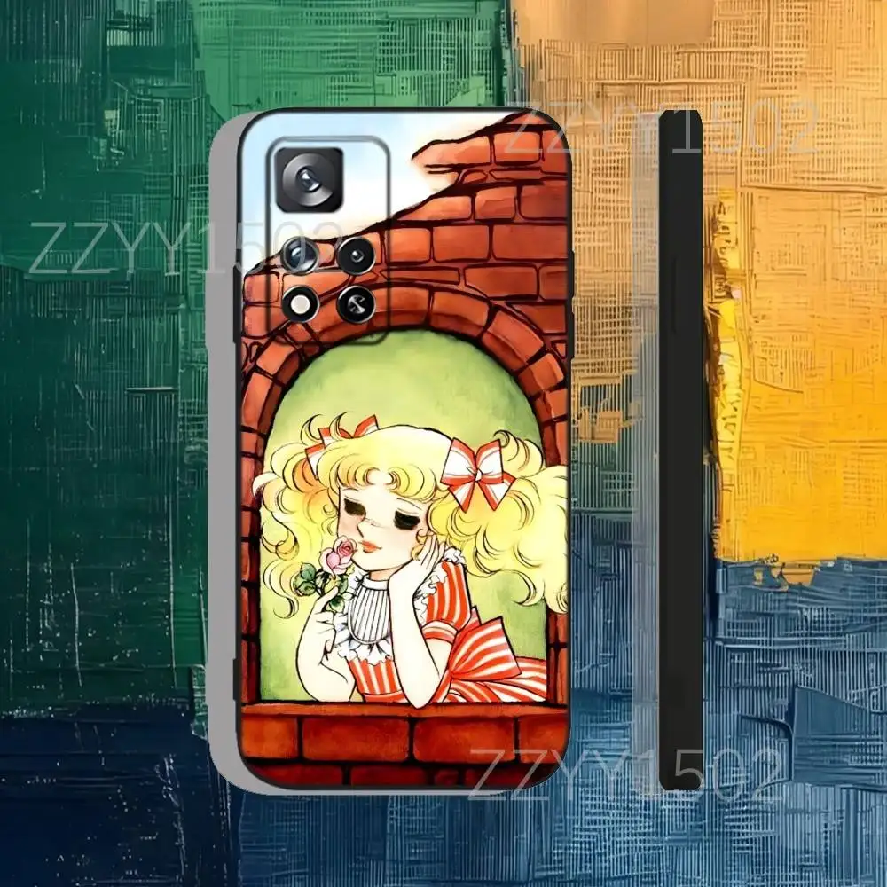 حافظة هاتف كاندي كاندي أنيمي لهاتف سامسونج S25، S24، Ultra، S20، S30، Plus، S22، S23، Ultra، Plus، 5G سيليكون أسود ناعم