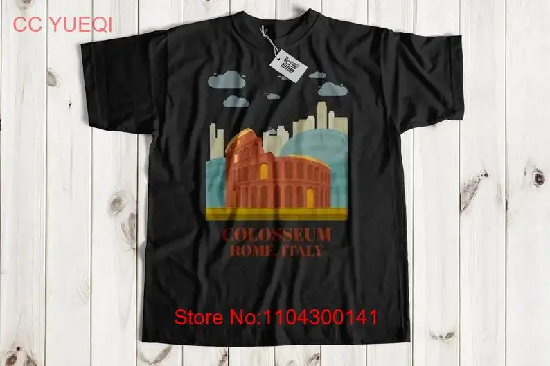 Colosseum T Shirt Roman Italian gifts Rome Architecture Pantheon Vatican City Gladiator Present Trevi Fountain