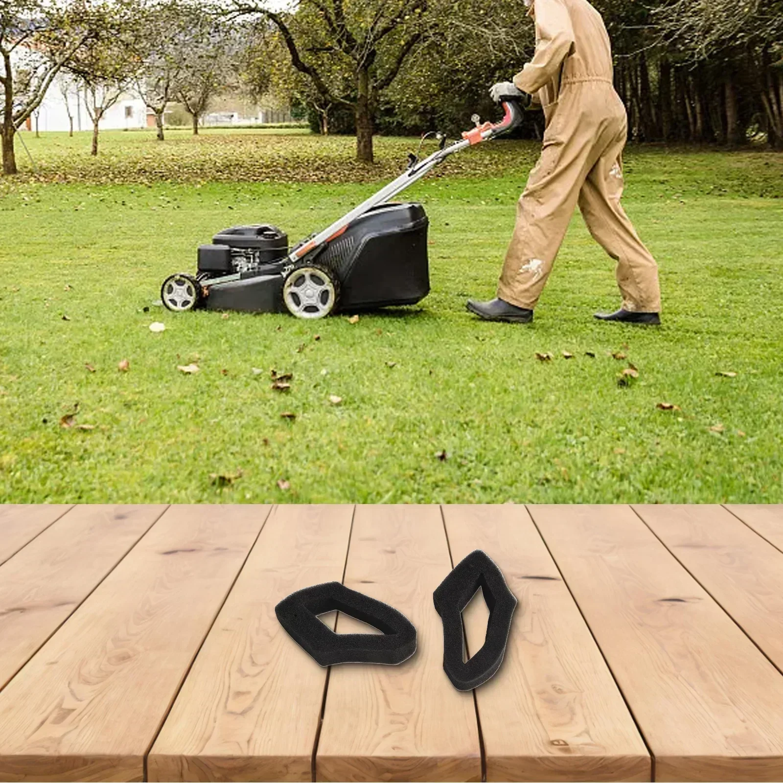 10 قطعة من فلتر الهواء 17211-Z0Z-000 متوافق مع قاطع فرشاة تشذيب السلسلة Honda GX35 HHT35 HHT35S، منقي هواء عنصر