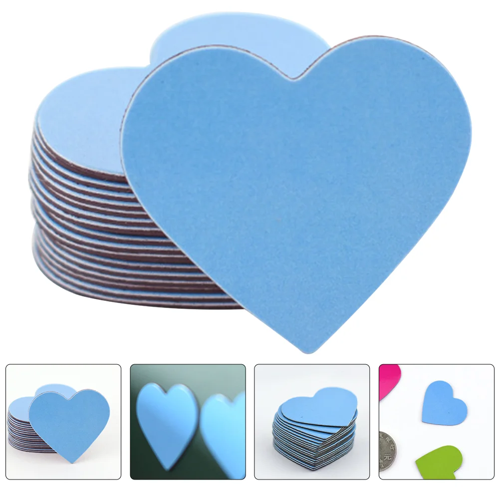 40 Pcs Refrigerator Magnetic Fridge Refrigerators Home Accessories Applique Red Heart Magnets