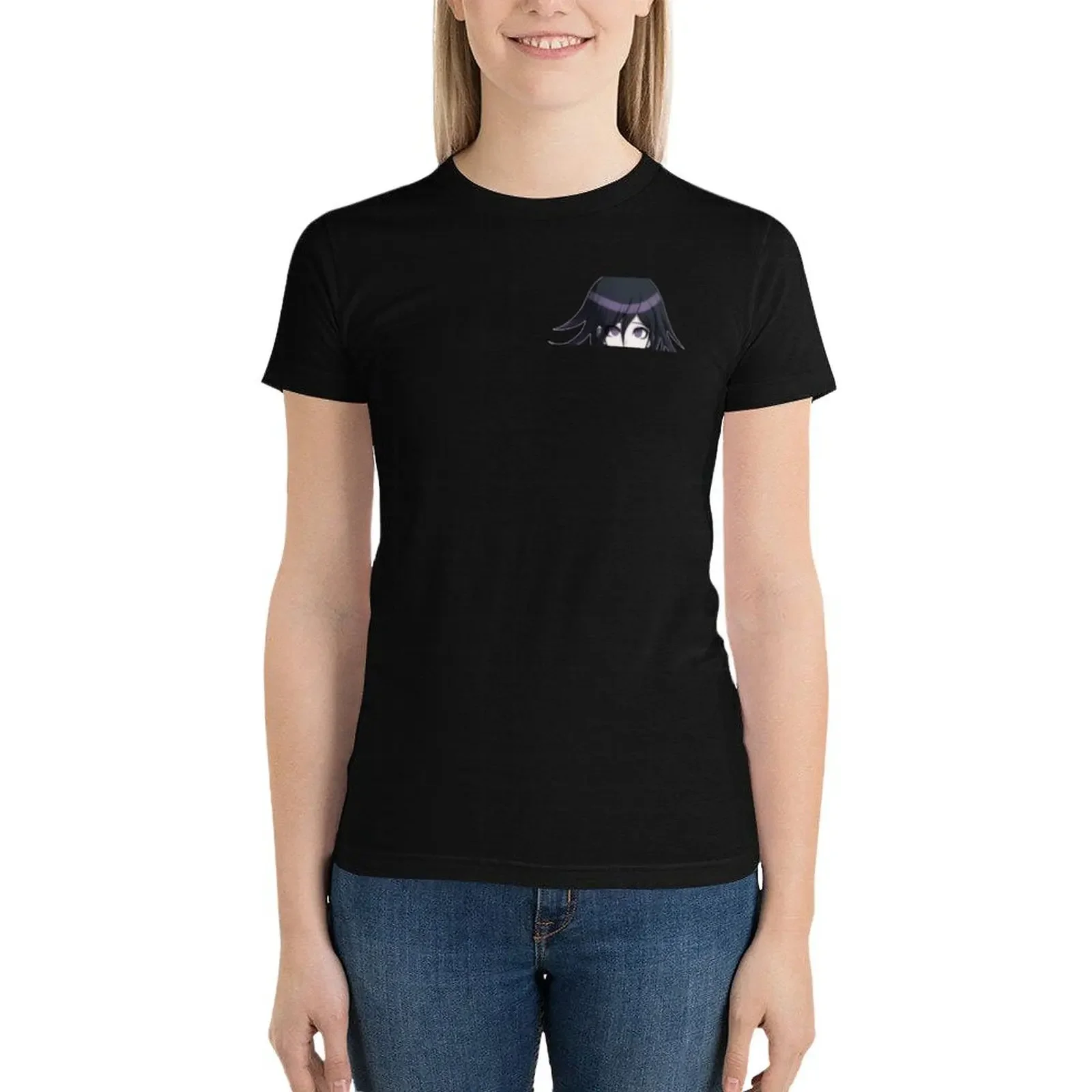 Kokichi Oma Peeker T-Shirt anime clothes Blouse western t shirts for Women