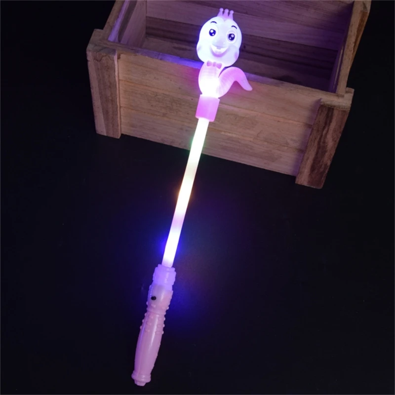 LED Fairys Wands พร้อมไฟงูเรืองแสง Magics ปีใหม่ Glowing