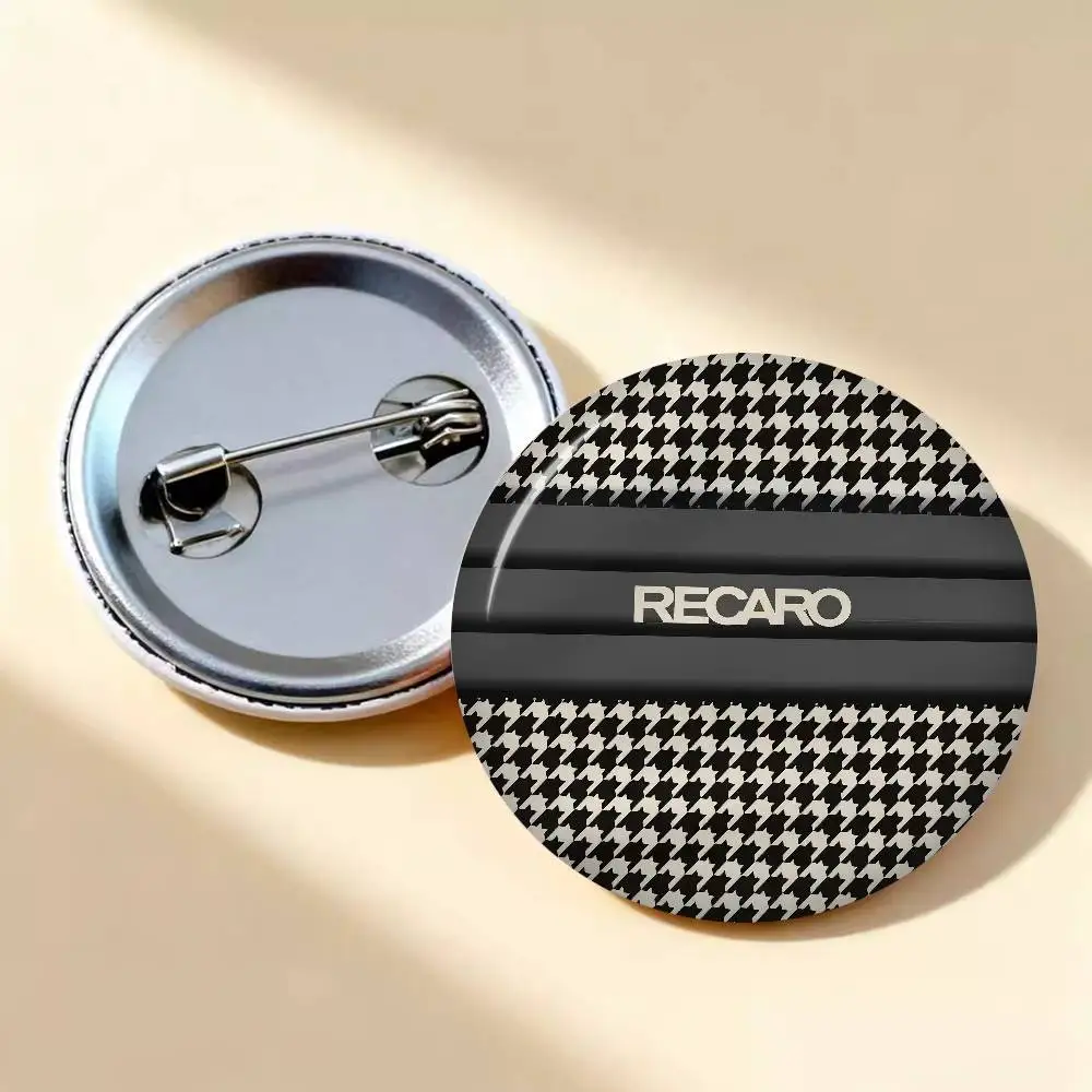 Pattern Recaros Cartoon Brooches Anime Badge Round Handmade Brooch Lapel Pins Jewelry for Backpack Clothes Gifts view 6