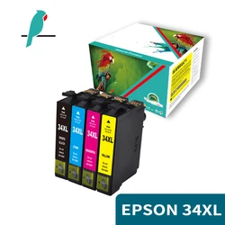 Cartuchos de tinta para impresora Epson T3471, compatibles con 34 34XL, para Epson Workforce Pro, WF-3720DWF, WF-3725DWF, WF-3720, WF3720, WF3725