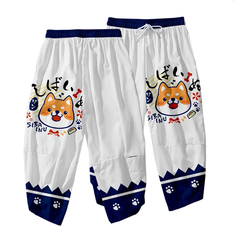 

Shiba Inu 3D Digital Printing Kawaii Jogger Pants Men Women Elastic Waist Sweatpants Akita Dog Harajuku Streetwear Trousers