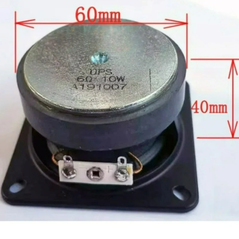 SOTAMIA 2 шт., 2,75 дюйма, полный диапазон, средний твитер, 6 Ом, 10 Вт, 70 мм, композитный бассейн, резиновый край, мини-динамик, DIY Bluetooth-динамик