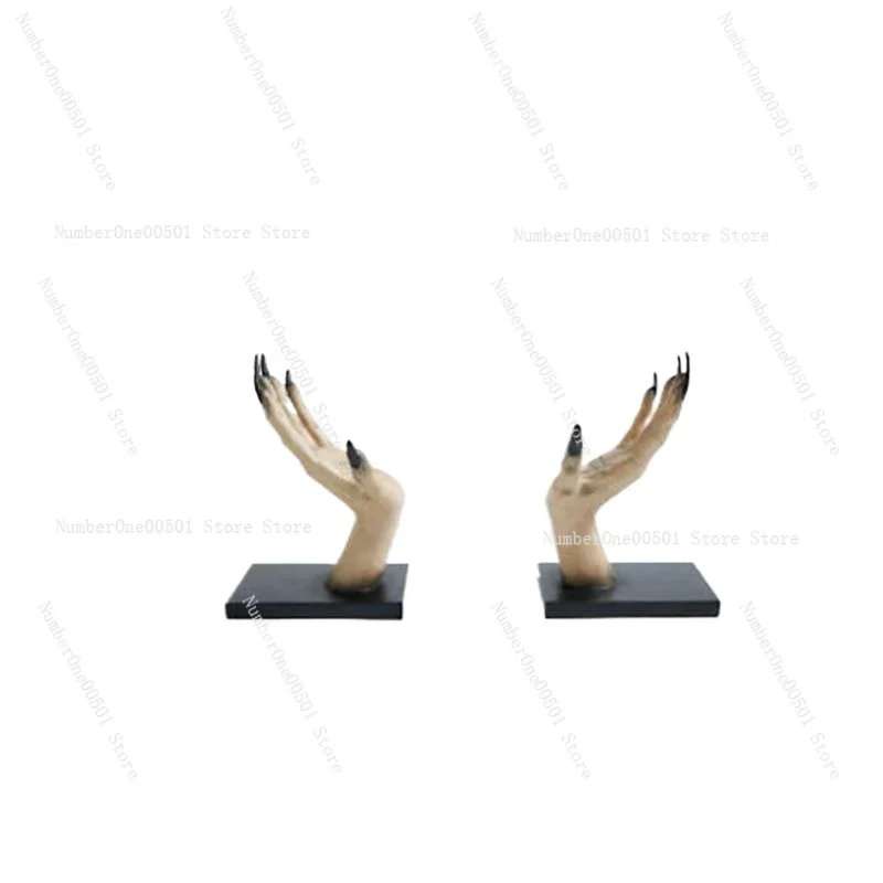

Resin Witch Hand Prop Decor Creepy Halloween Decoration for Home Desk Shelf Display -095
