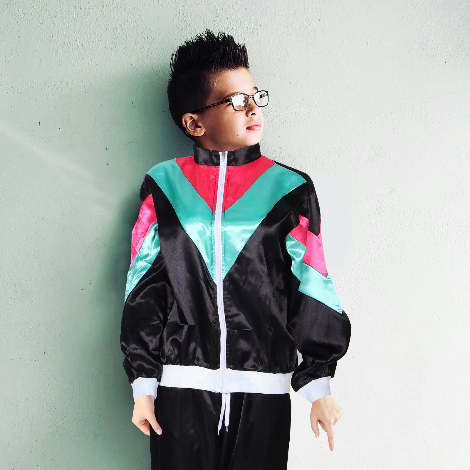 Unique Disco Costume Kids Adults Trendy Design Comfortable Fit Stage Performance Dance Show Sparkly Tops Pink Sequin