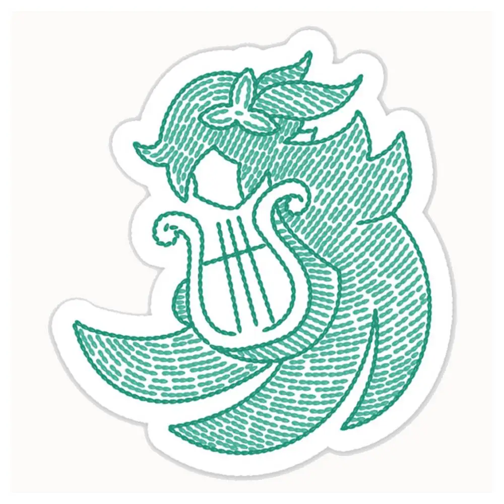 Genshin Impact Fanart Venti Constelation Waterproof Stickers For Decorating Car Windows Motorcycles And Computers.