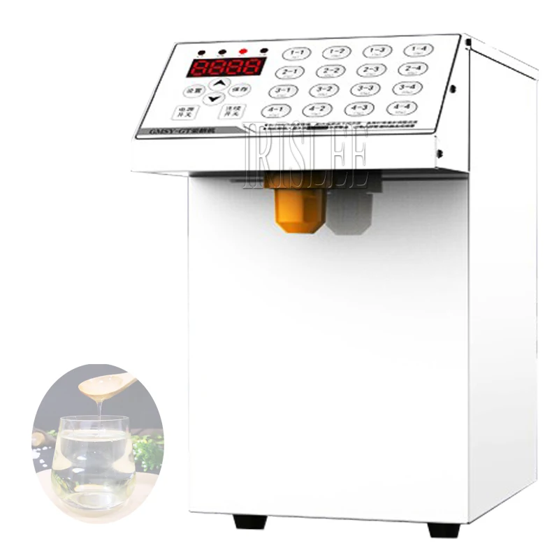 

Fructose Machine 16 Kinds Syrup Dispenser 8L Container For Bubble Tea /Coffe Shop Fructose Dispenser Fructose Quantizer