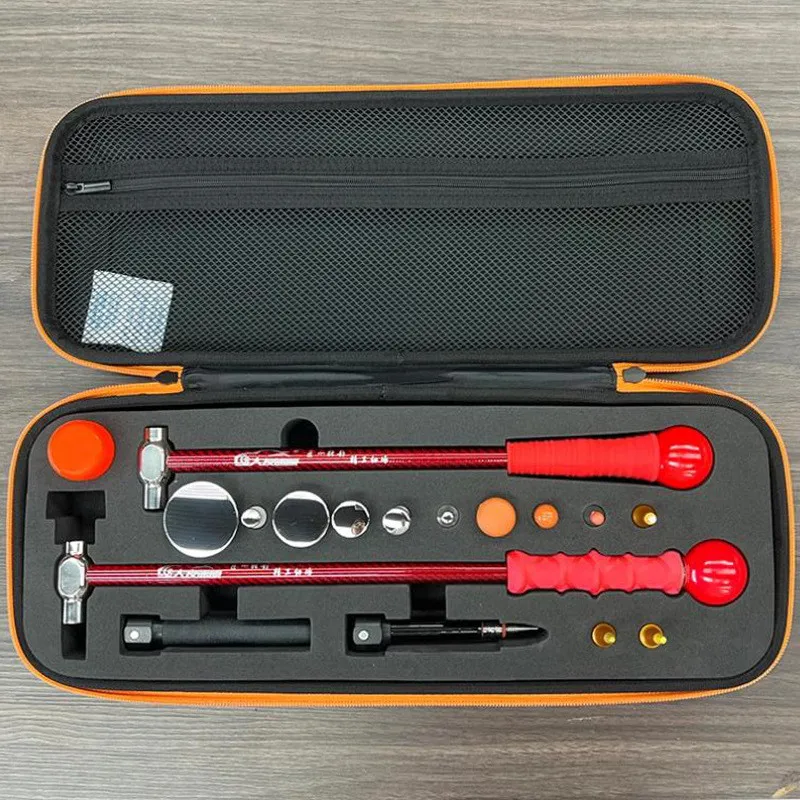 

Car dent repair tool, double hammer and double pen set, dent M8 seamless tapping repair, sheet metal free