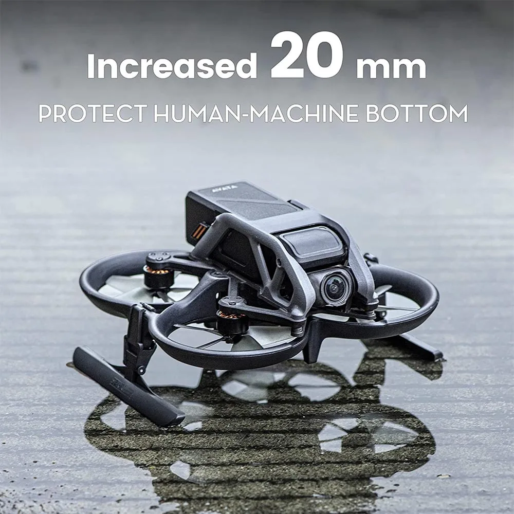 Equipamento de pouso dobrável para dji avata protetor de altura de liberação rápida extensor anti-queda extensão do pé patinação acessórios