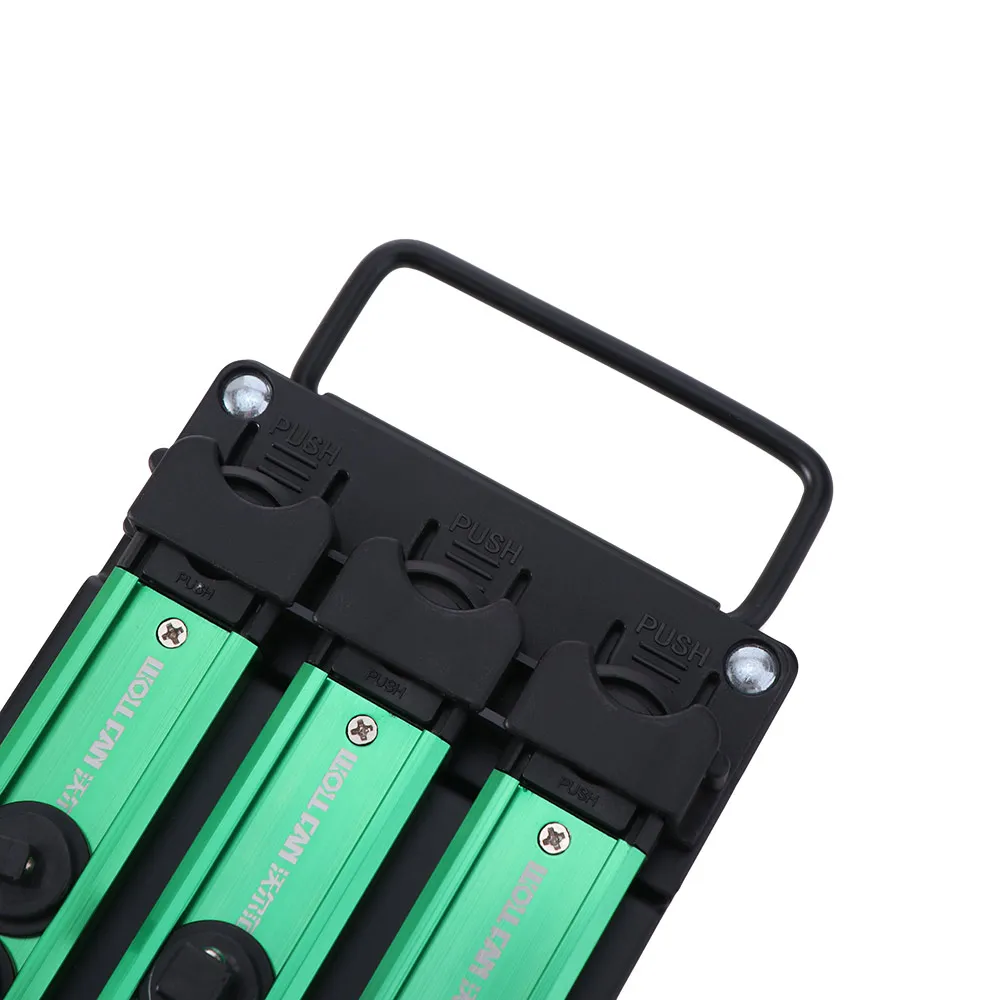Magnetic Sleeve Storage Rack 1/4 3/8 1/2 Inch 360° Rotating Plug Plate Hanging Storage Strip Green Socket Clip Rail Holder