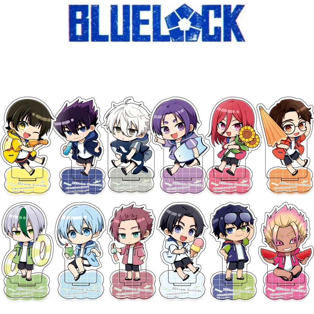 Soporte acrílico Blue Lock 2026 Edition de 10 cm: exhibición de escritorio de personajes de estilo casual, regalo coleccionable para fanáticos del anime
