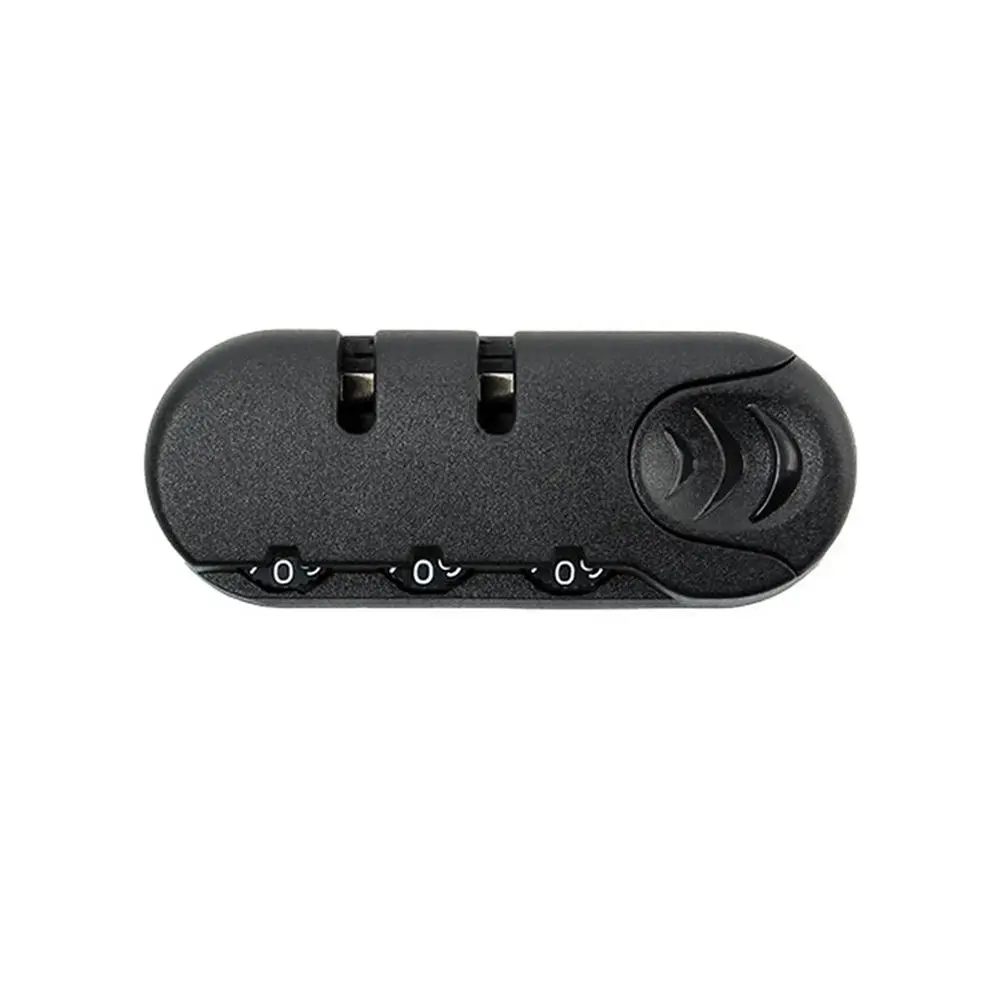 

Black Fixed Lock Bag Accessories Anti-theft Code Lock Locks Luggage Suitcase Lock Combination Padlock
