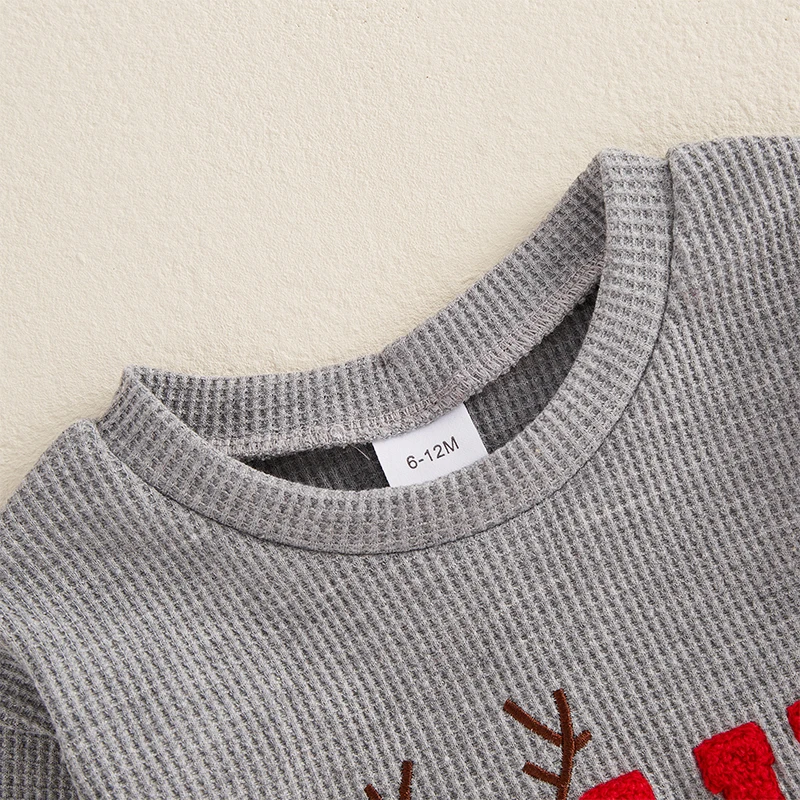Toddler Baby Girl Boy Christmas Outfit Christmas Cookie Tester Sweatshirt Long Sleeve Pullover Fall Winter Clothes image 5
