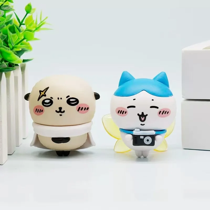 Chiikawa Happy Companion Series Blind Box Scatola misteriosa a sorpresa Kawaii Cure Model Figurine Desktop Decor Regalo personalizzato per bambini