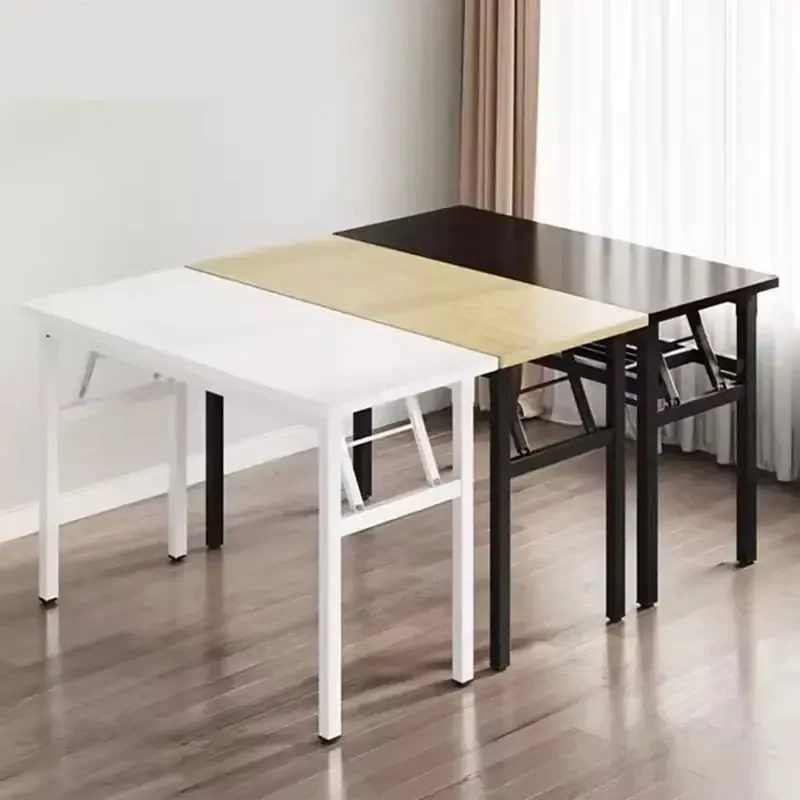 

Firm Simple Folding Desk, Desk, Home Dining Table, Rectangular Office Desk, Computer Desk, Student Learning Desk, Training Desk