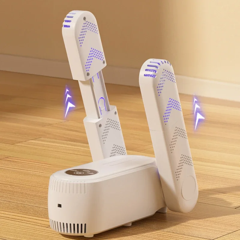 Складная интеллектуальная сушилка для обуви, расширяемая грелка для ботинок с подогревом и 360° °   Осушитель обуви для удаления запаха с воздушным потоком, все размеры