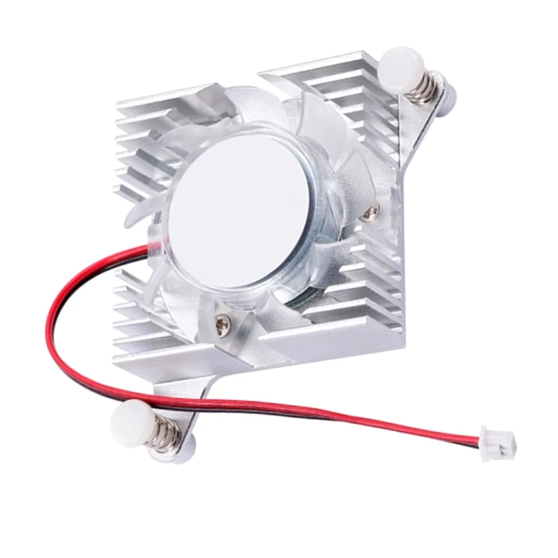 1 PCS Active Cooling Integrated Heat Sink Cooling Fan White Aluminum For Orange Pi 5 Plus For OPI 5 Plus