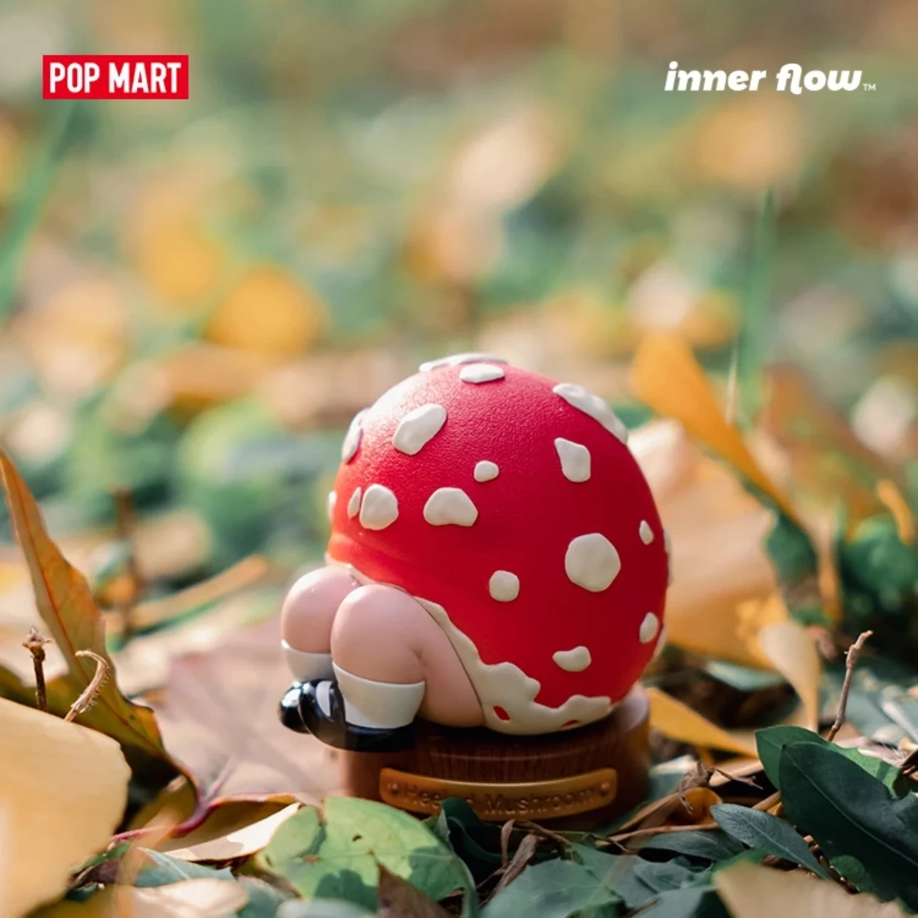 

Подлинный POPMART внутренний поток пятки гриб · личная фигурка украшение для рабочего стола подлинный продукт модные и модные рождественские игрушки