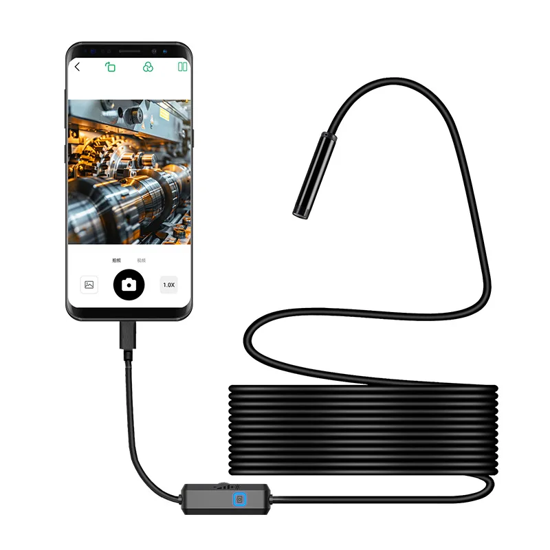 

Эндоскопическая камера с подсветкой, бороскоп с регулируемой LED-подсветкой, эндоскопическая камера, водонепроницаемая инспекционная камера