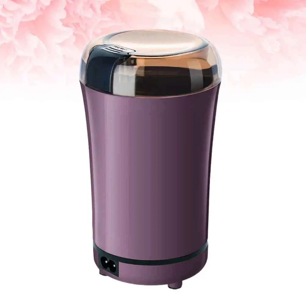 

Mini Coffee Bean Grinder Household Uk Press Operation Transparent Lid Spice Nut Grain Accessories Coffee Bean