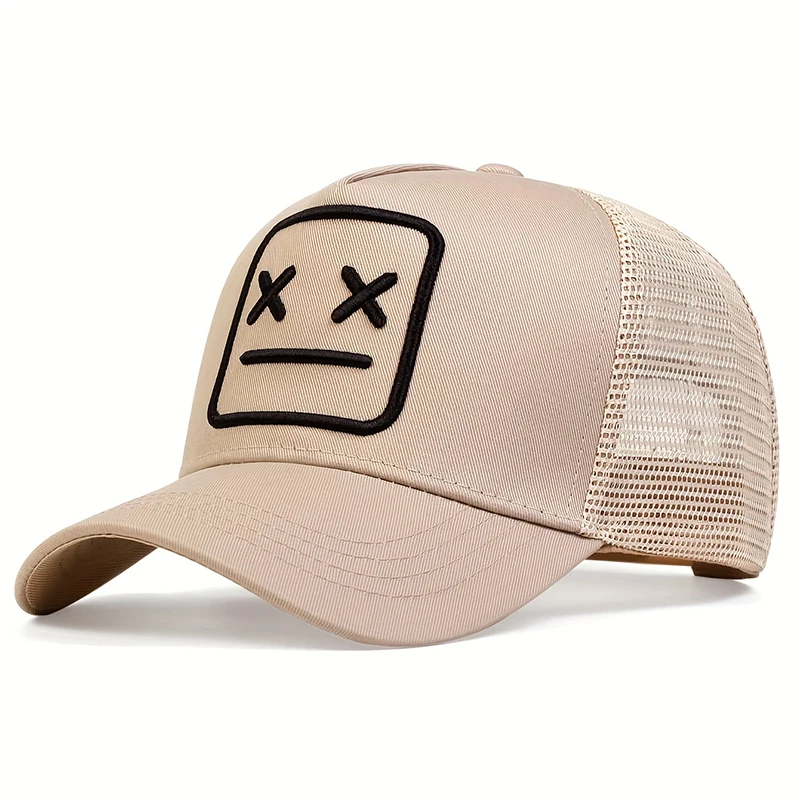 Unisex Xx Embroidery Baseball Net Caps Hip Hop Cap Spring and Summer Outdoor Adjustable Casual Hats Sunscreen Hat