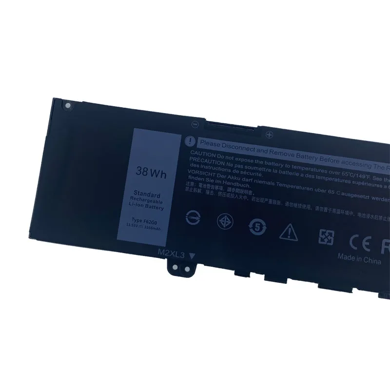 Imagem -05 - Bateria do Portátil para Dell Inspiron 13 5370 7370 7373 Vostro 5370 Rpjc3 F62g0
