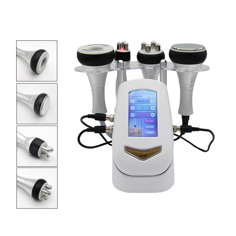 4/3 IN 1 Vacuum Ultrasonic Cavitation Radio Frequency Slimming massage Laser Firming skin Skin whitening Weight loss tool