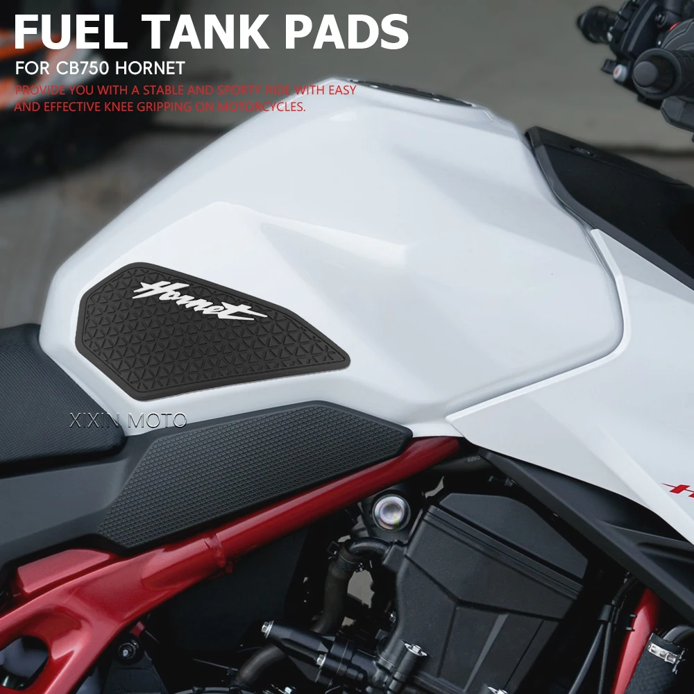 

For HONDA CB750 HORNET CB 750 2023-2026 New Motorcycle Non-slip Side Fuel Tank Stickers Waterproof Pad Rubber Sticker
