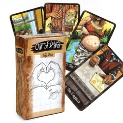 Z ręki Tarot Deck 78pcs karta Deck wersja podróżna kieszonkowy rozmiar przeznaczona dla wszystkich poziomów entuzjastów