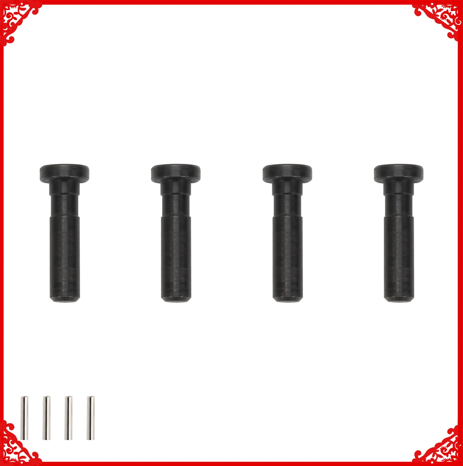 #45 Front Kingpin steering screw pin 4*17.5MM for 1-8 Losi LMT RC car Upgrded part