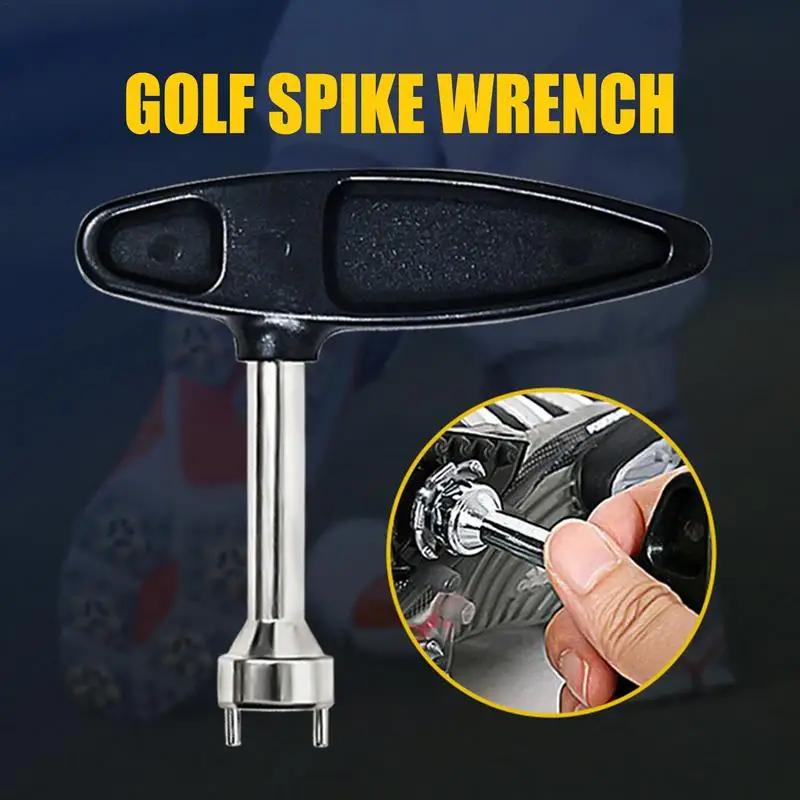 Golf Cleat Tool Handheld Spikes Wrench Screw Remover For Golf Shoes Outdoor Sport Cleats Ratchet Key Handle Replacement Tools