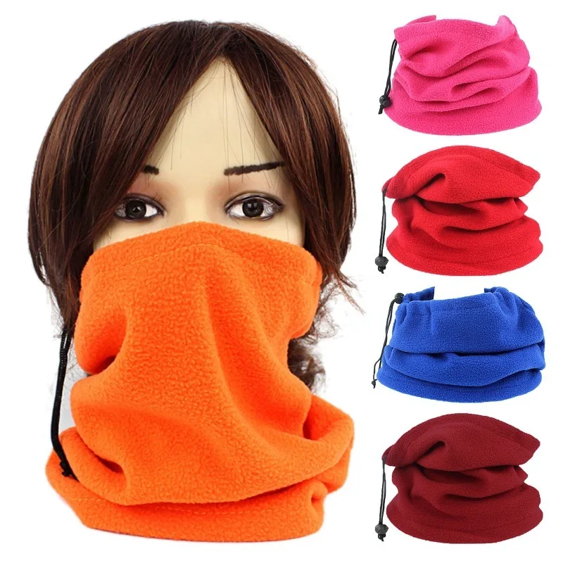 Fleece Warm Winter Windproof Neck Tube Scarf for Men Women Bandana Mask Half Face Cover Cycling Ski Sport Camping Hiking Scarf