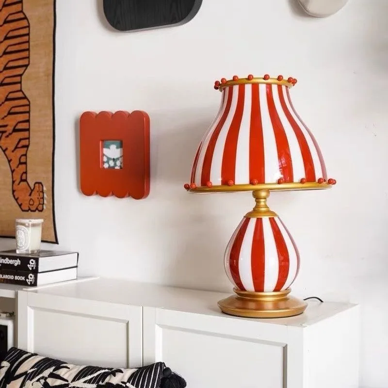 

American Design Circus Troup Ceramics Table Lamps LED E27 Art Decorative Desk Lights Living/Model Room Bedroom Study Background