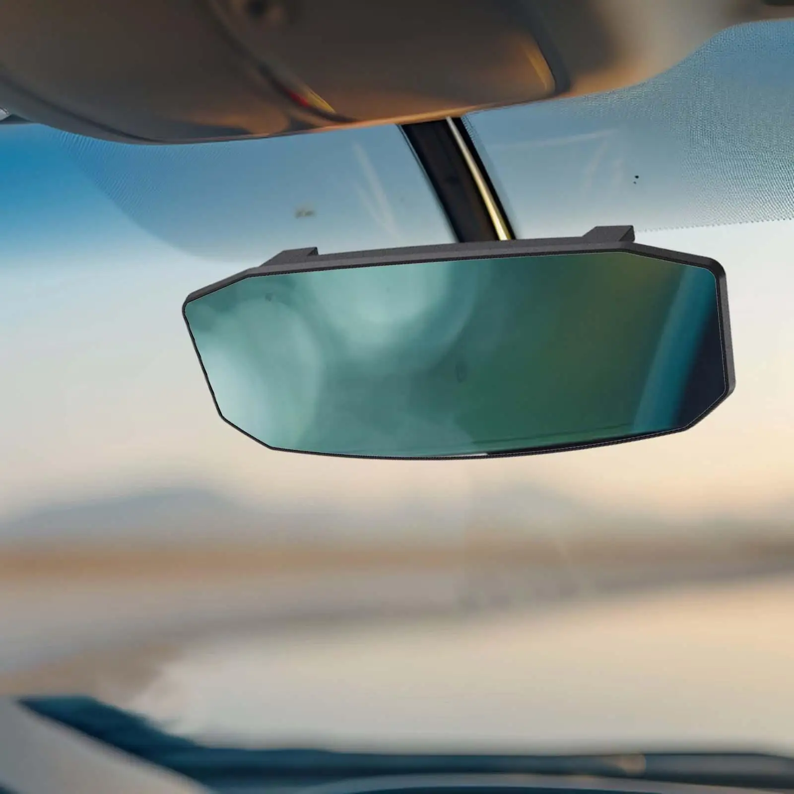 Interior do carro espelho retrovisor, grande angular, Clip on, panorâmico, espelho retrovisor para SUV Van