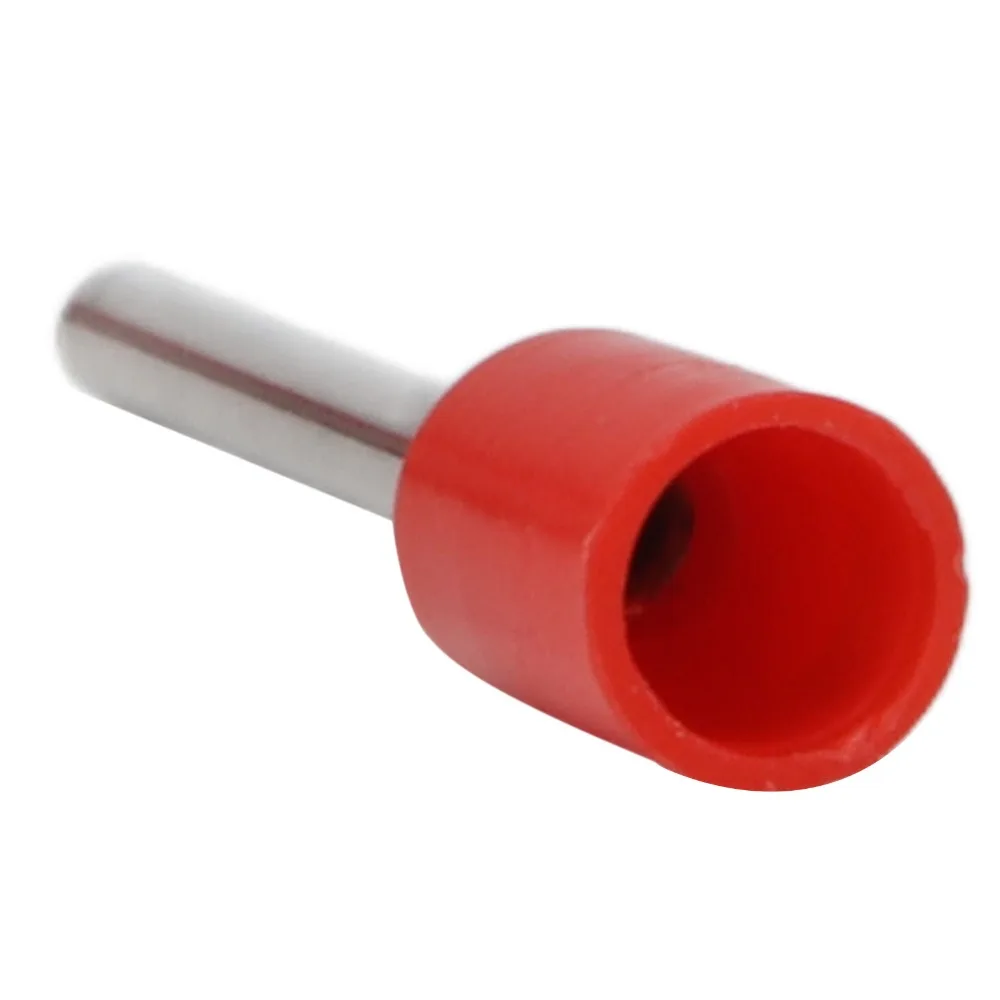 1000Pcs E0510/E0512 Insulated Ferrules Terminal for AWG22(0.5mm²) Wire Red Wire Ferrule Connector Kit Copper Material