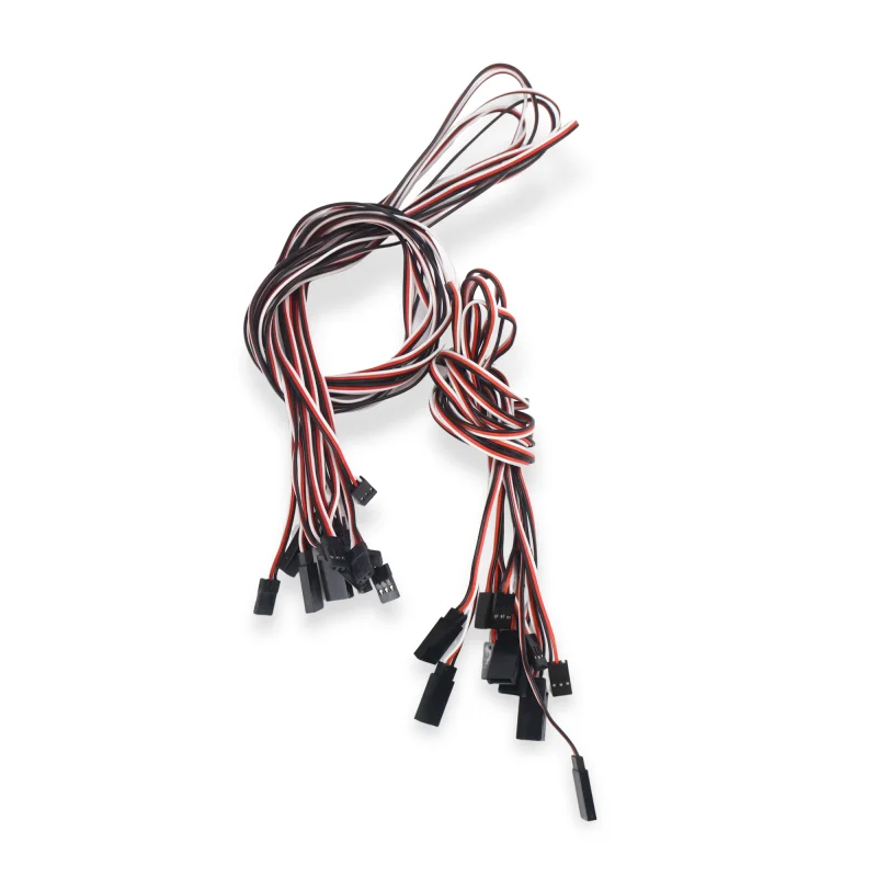 جديد 6 قطعة 10CM15CM20CM30CM50CM100CM سيرفو تمديد الحبل ذكر إلى ذكر ل JR التوصيل سيرفو تمديد سلك من الرصاص كابل ل RC سيارة FPV #5