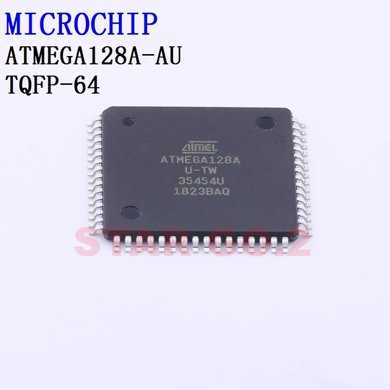 

2PCSx ATMEGA128A-AU TQFP-64 MICROCHIP Microcontroller