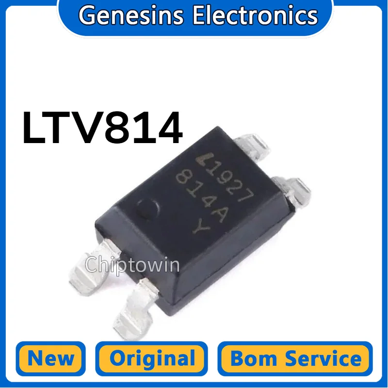 5/50/500 pcs Original LTV-814S-TA1 LTV814A SOP4 Optocoupler Isolator, Chip LTV814 WN7