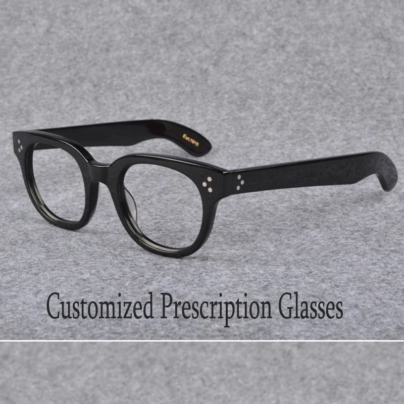 Customize Prescription Glasses Men Frame Johnny Depp VILDA Photochromic Anti-Blue Light Myopia Hyperopia Eyeglasses