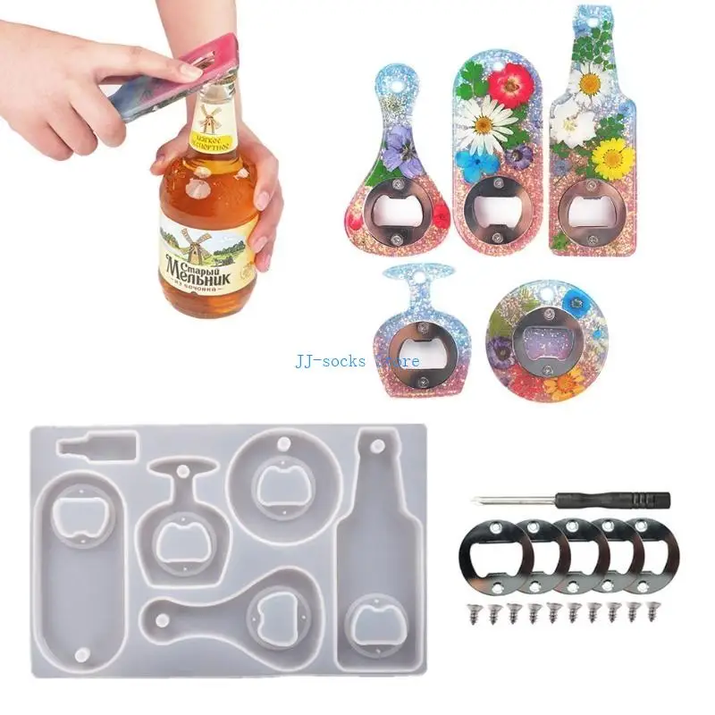 

37JB Bottle Opener Mould Resin Mold large tray Silicone Mold