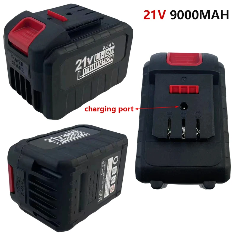 Lithium-ion 21V 3000/6000/9000mAh Rechargeable Power tool Battery Suitable for Dayi Cordless Electric Wrench Car impact wrench