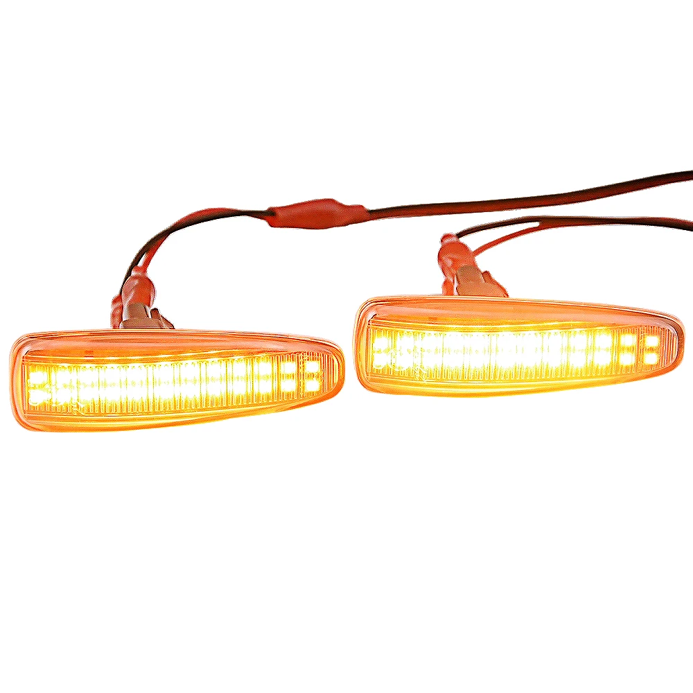 بدوره مصباح إشارة LED لمستوبيشي أوتلاندر سبورت ميراج سبورت لانسر تطور X ضوء سيارة ديناميكية الجانب ماركر الوامض