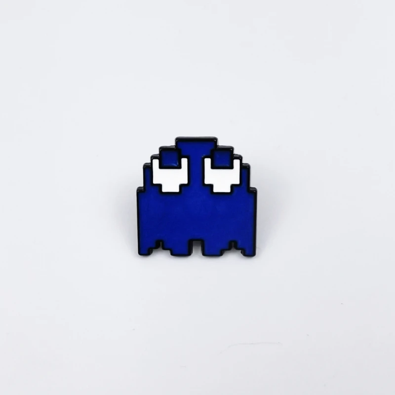 HEISSER Verkauf: Retro Pac-Man Emaille-Pins Set – Klassisches Arcade-Spiel Geister-Brosche Metall-Abzeichen für Rucksack, Kleidung, Reversnadel – Geschenk für Gamer – Detail 11