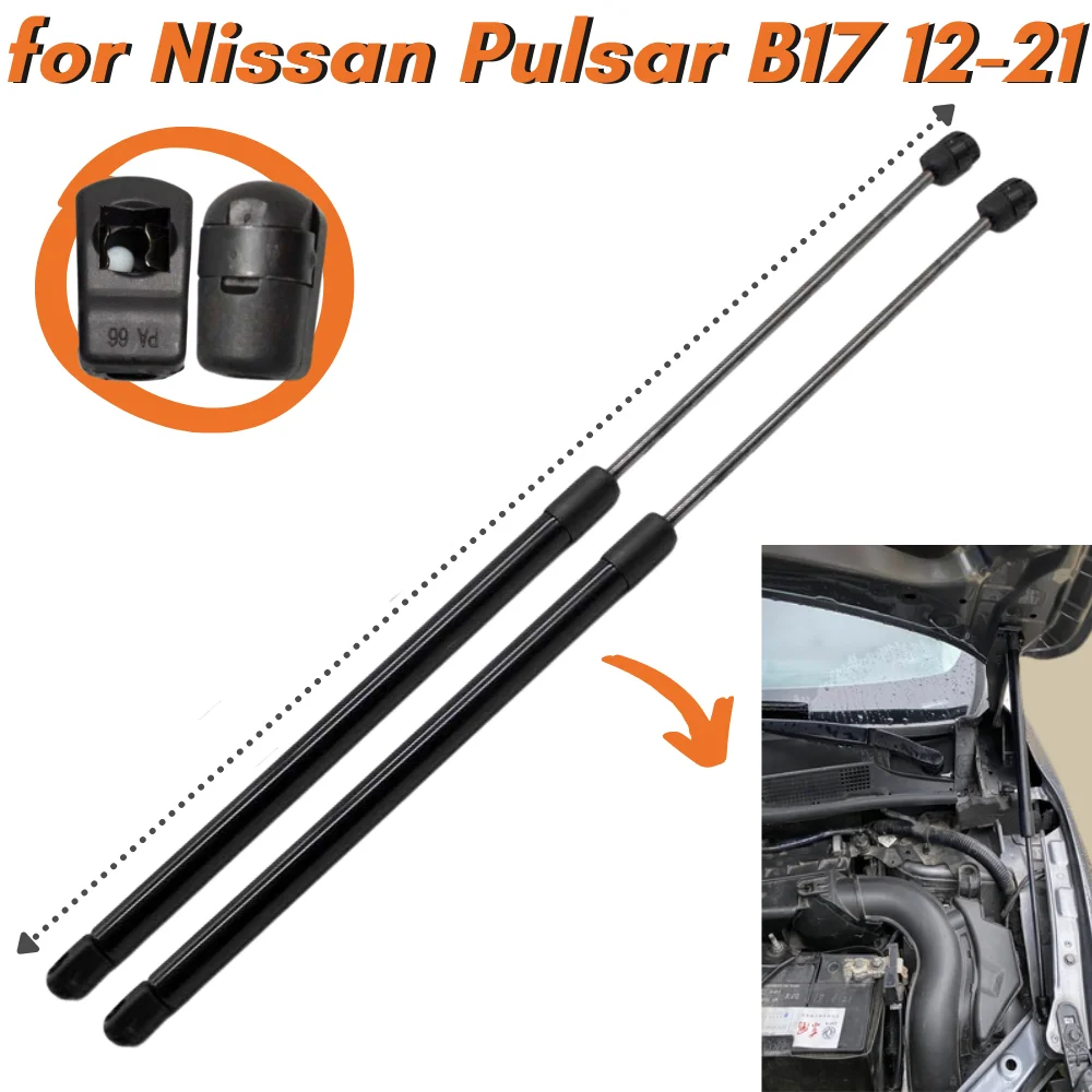 

Qty(2) Front Bonnet Hood Lift Strut Support for Nissan Pulsar Sentra Sylphy B17 2012-2021 Sedan Shock Absorber Gas Spring