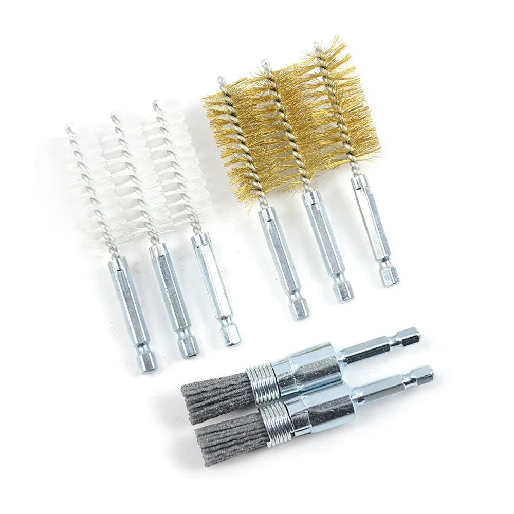 Set di strumenti per la pulizia della base dell'iniettore di carburante universale 19 in 1 con una varietà di spazzole per pulire e pulire la maggior parte dei motori di automobili