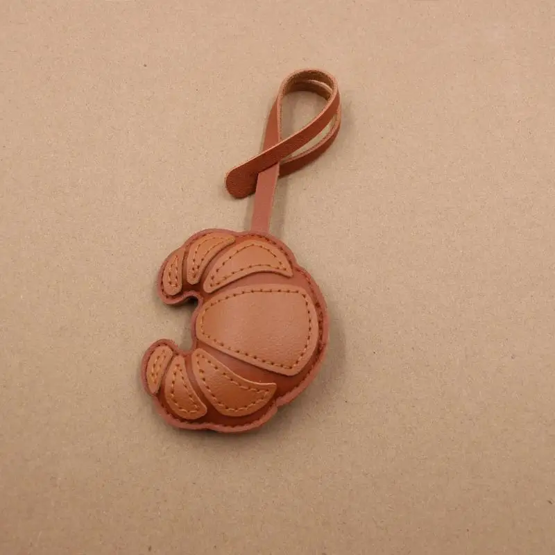 Croissant-förmiger Schlüsselanhänger, Croissant-Charm-Anhänger, Schlüsselring, Schmuck für Mädchen und Frauen, Geschenk, Taschendekoration – Detail 7