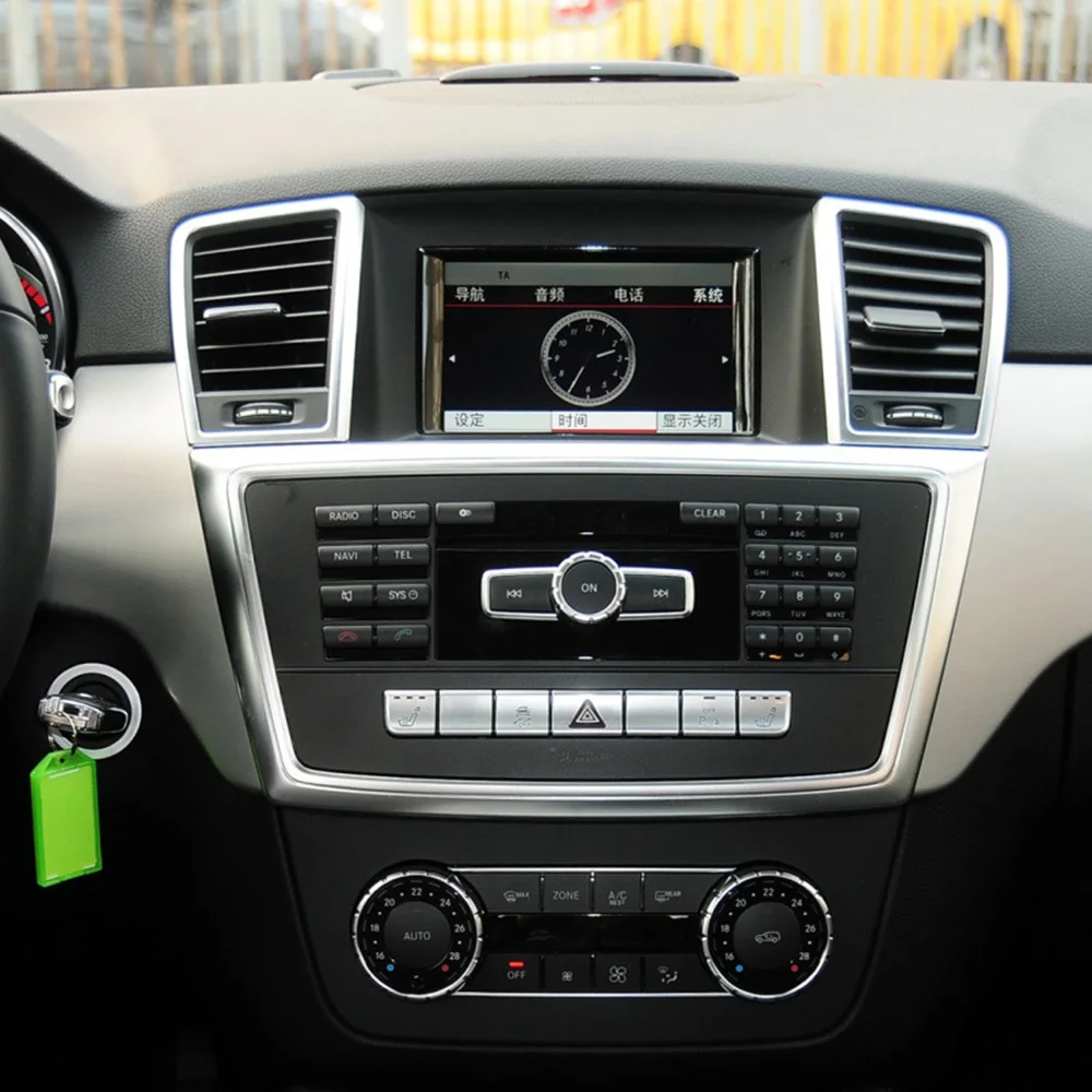 Armaturenbrett Zentral Links Rechts Klimaanlage Lüftungsgitter Komplette Baugruppe für Mercedes Benz M ML GL Klasse W166 2012-2015 – Detail 16